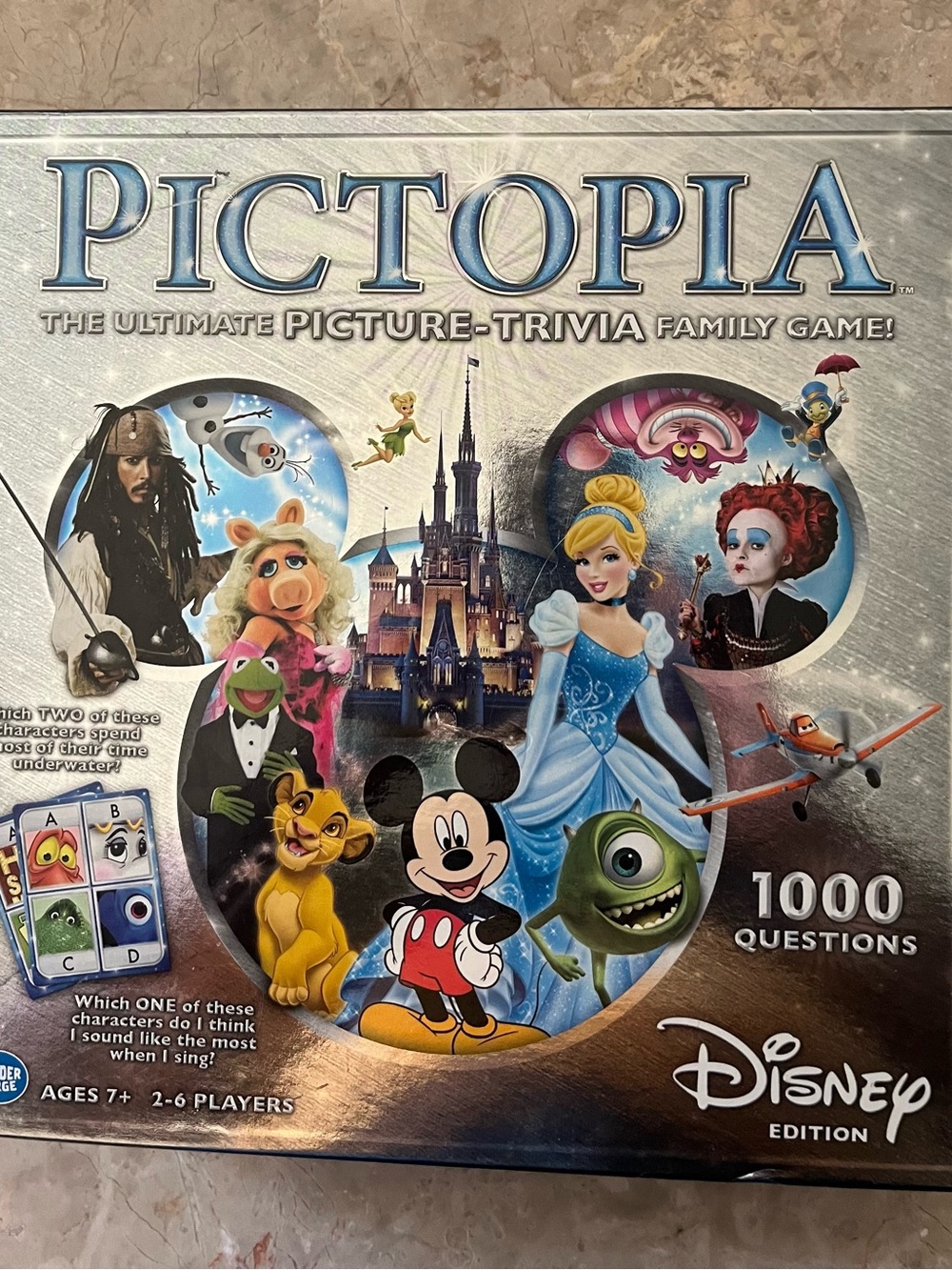 Disney Pictopia Picture-Trivia Game - Silver & Blue Artwork